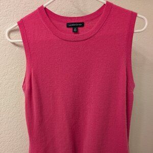 Lands End 100% Cashmere Sweater Vest Women